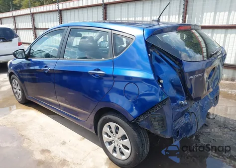 2016 Hyundai Accent Se из США, поврежденный, VIN KMHCT5AE7GU247932